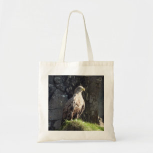 White Tailed Eagle on Rock Tote Bag