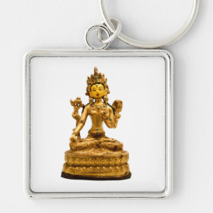White Tara Key Ring