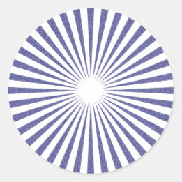 White Target - Classic Round Sticker