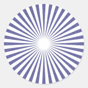 White Target - Classic Round Sticker