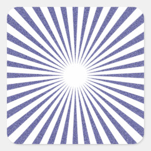 White Target - Square Sticker