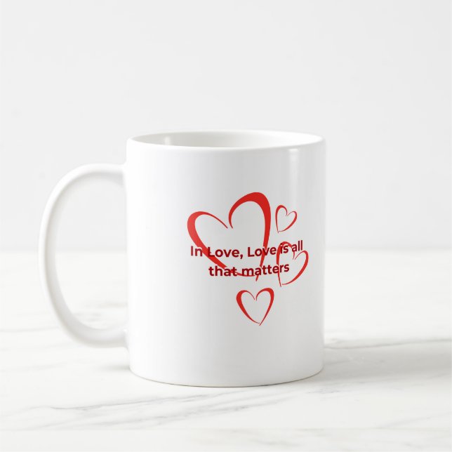 White Tea & Coffee Mug  (Left)