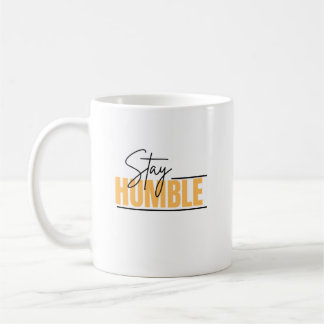 White Tea Mug With Printed Design