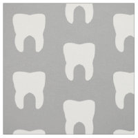 White Teeth On a Grey Background