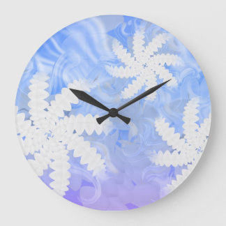 White Teeth Smile Flower Spin Dentist Wall Clock