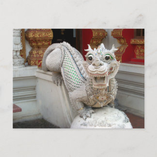 White Temple Dragon Postcard