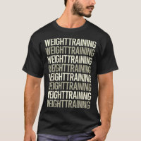 White Text Weight Training