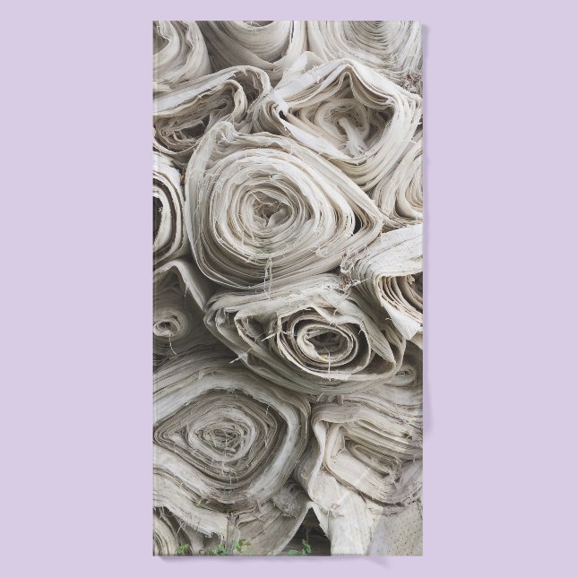 White textile lot bath towel (Bath Towel)