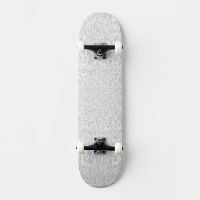 White Texture Skateboard (Front)