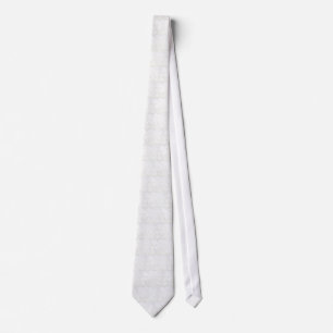 White Textured Tie