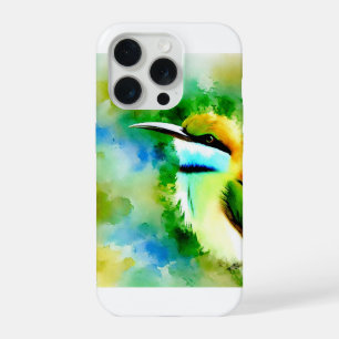 White throated Bee eater 251024AREF144 - Watercolo iPhone 15 Pro Case