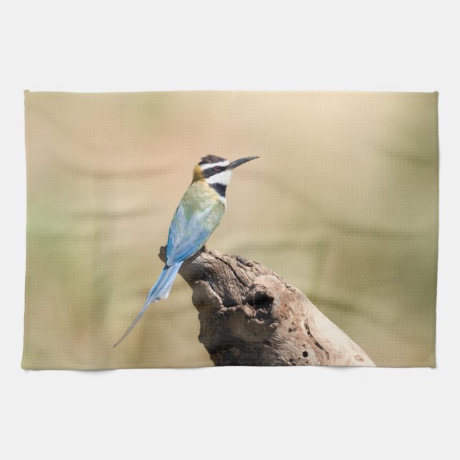 White throated Bee-eater Tea Towel (Horizontal)