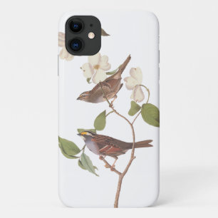 White-Throated Sparrow Audubon Birds in Dogwood Case-Mate iPhone Case