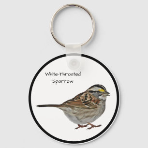 White-Throated Sparrow Key Ring