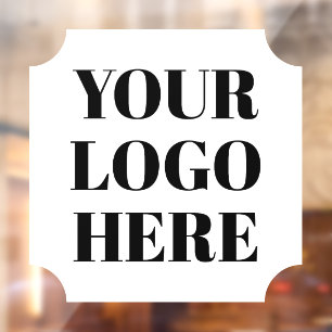 White Ticket Square Shape Business Logo