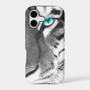 White Tiger aqua eye