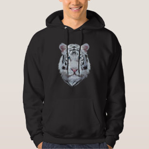 White Tiger Big Cat Hoodie