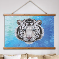 White Tiger Big Cat Modern Large Bedroom Wall 