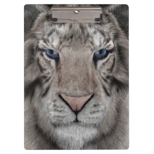 White Tiger Clipboard