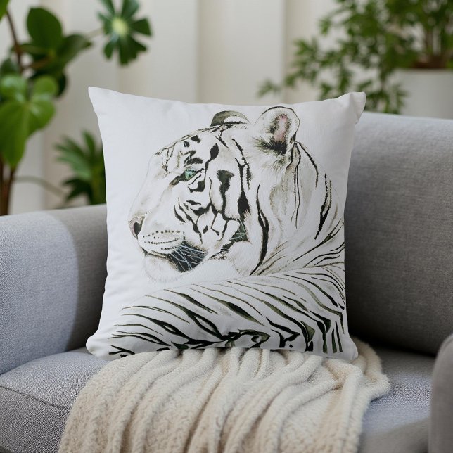 White Tiger Cushion (Creator Uploaded)