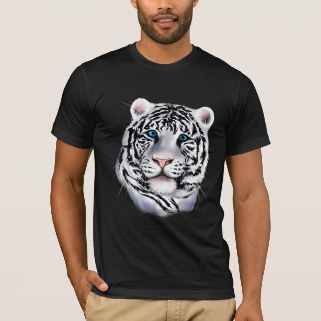 White Tiger Face Shirt (Front)