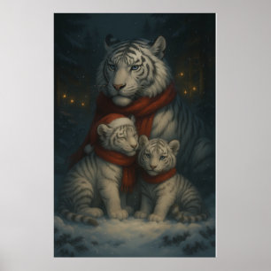 White Tiger – Guardian of Light – ManJiangHong Art Poster