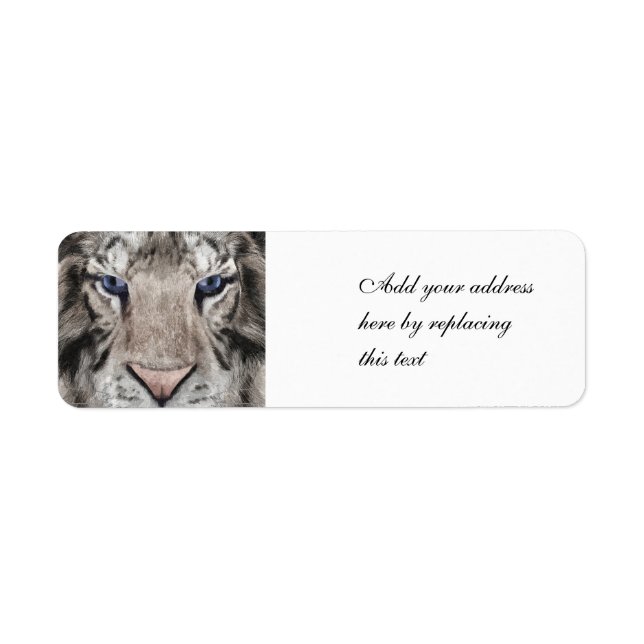 White Tiger Head  (Front)