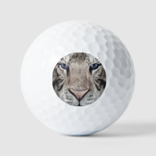 White Tiger Head  Golf Balls
