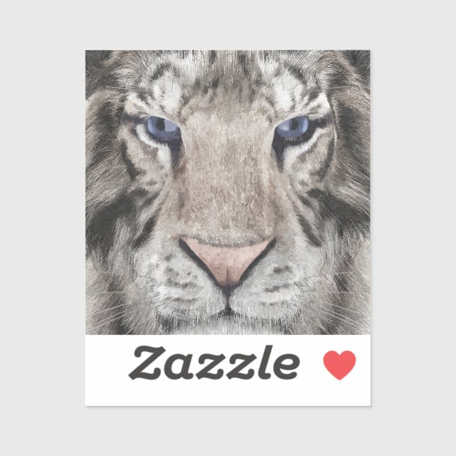 White Tiger Head Wildlife Aesthetic (Sheet)