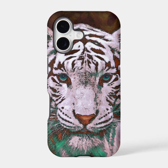 white tiger iphone 5 case (Back)