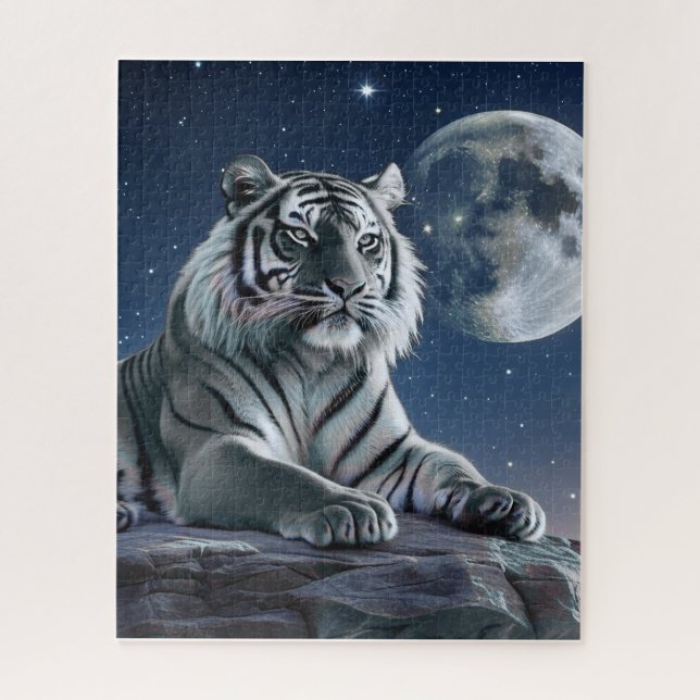 White tiger  jigsaw puzzle (Vertical)