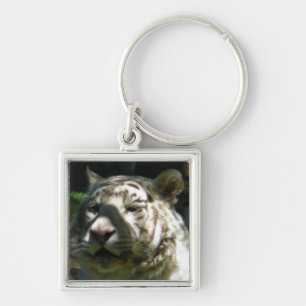 White Tiger Key Ring