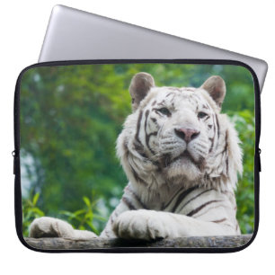 White Tiger laptop sleeve