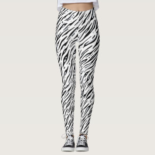 White tiger leggings