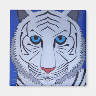 White Tiger Magnet! Magnet