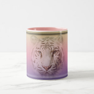 White Tiger Mug02 Two-Tone Coffee Mug
