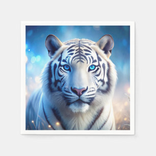 White Tiger Napkin