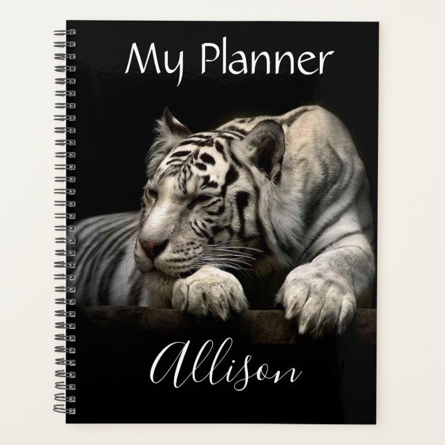 White Tiger Planner (Front)
