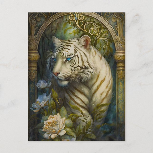 White Tiger Postcard (Front)
