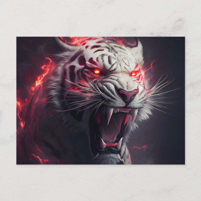 White Tiger Postcards (Front)
