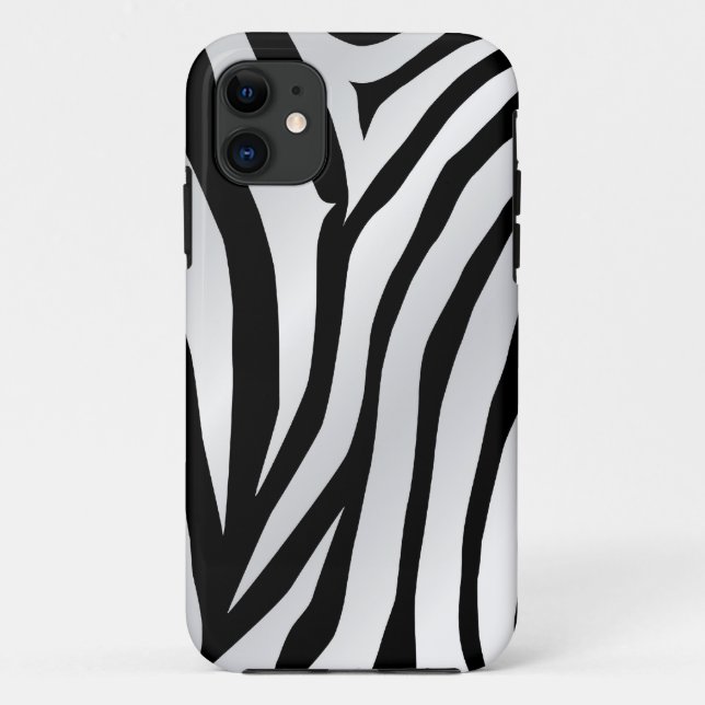 White Tiger Print iPhone 5s Case (Back)