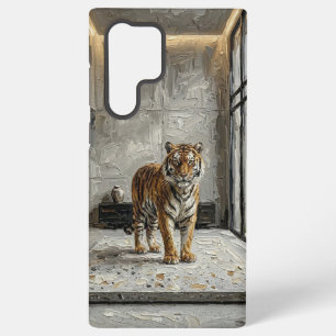 White Tiger Samsung Case – Fine‑Art WildArchetypes
