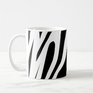 White Tiger Seamless Pattern Coffee Mug