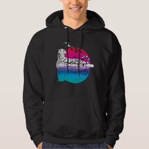 White Tiger Sunset Hoodie