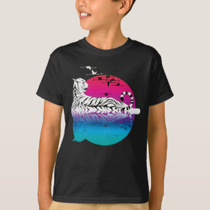 White Tiger Sunset T-Shirt