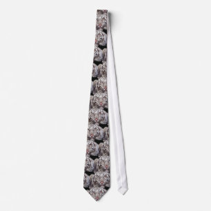 White Tiger Tie