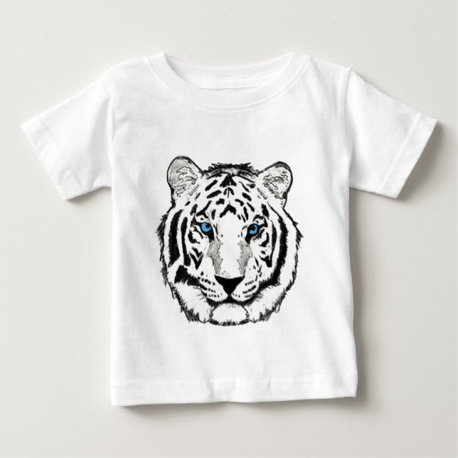 White Tiger toddler TShirt (Front)