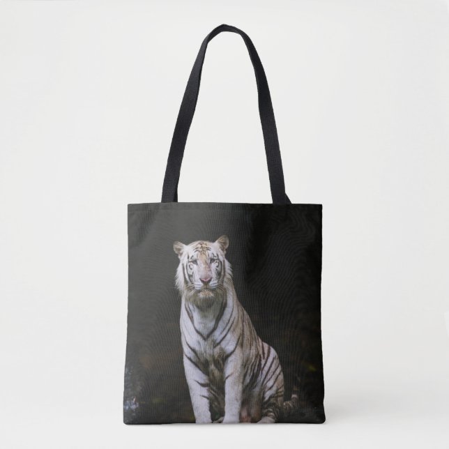 WHITE TIGER TOTE BAG (Front)