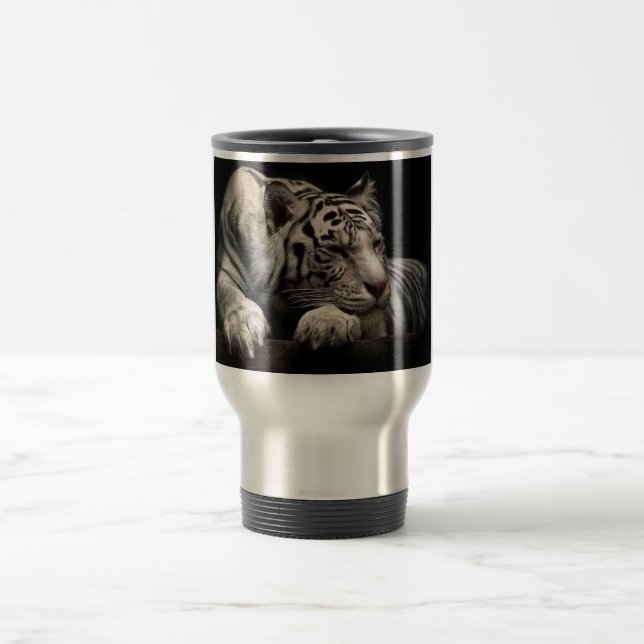 White Tiger Travel Mug (Center)