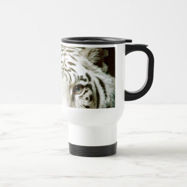 White Tiger Travel Mug (Right)